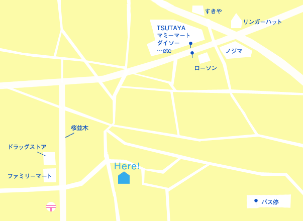 LUSTRARE tokorozawaの周辺マップ